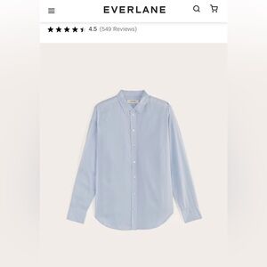 Everlane Silky Cotton Button Down